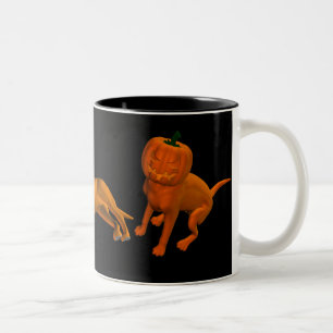 Halloween Dog Two-Tone Coffee Mug