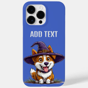 Halloween Dog Wearing a Witch Hat Case-Mate iPhone 14 Pro Max Case