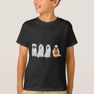 Halloween Dog With Pumpkin Spooky Halloween Dog T-Shirt