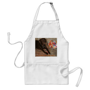 Halloween Dog with Sweet Tooth Standard Apron