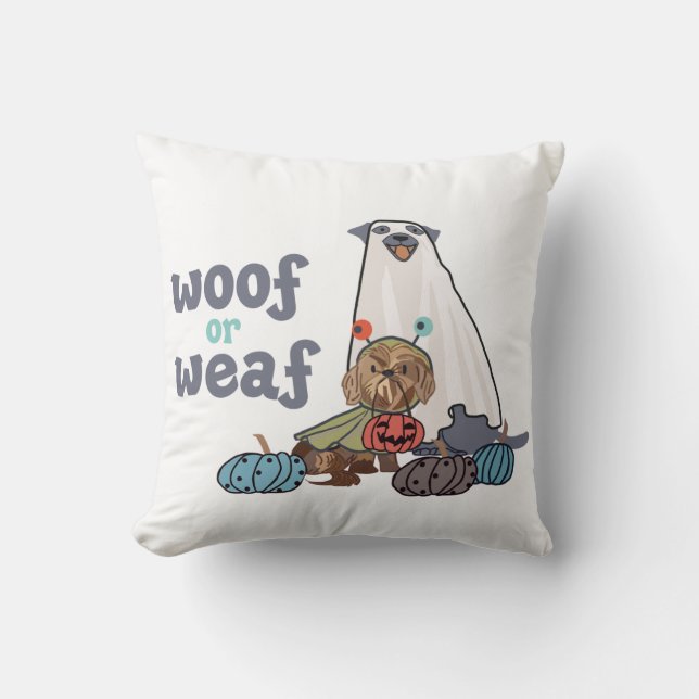 Halloween Dogs Cushion (Front)