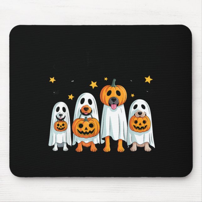 Halloween Dogs Spooky Vibes Mouse Mat (Front)