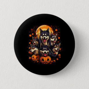 Halloween Dogs T-Shirt2 6 Cm Round Badge