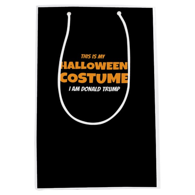 Halloween Donald  Costume Trumpkin Ideas Classic Medium Gift Bag (Front)