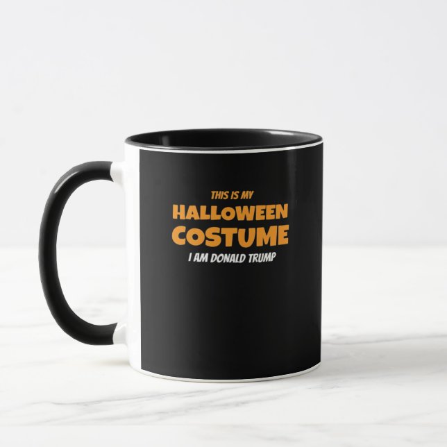 Halloween Donald  Costume Trumpkin Ideas Classic Mug (Left)
