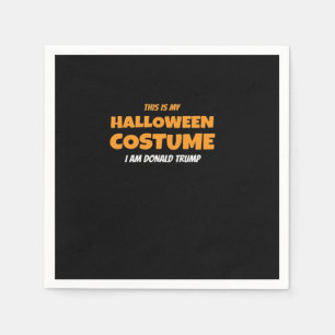 Halloween Donald  Costume Trumpkin Ideas Classic Napkin