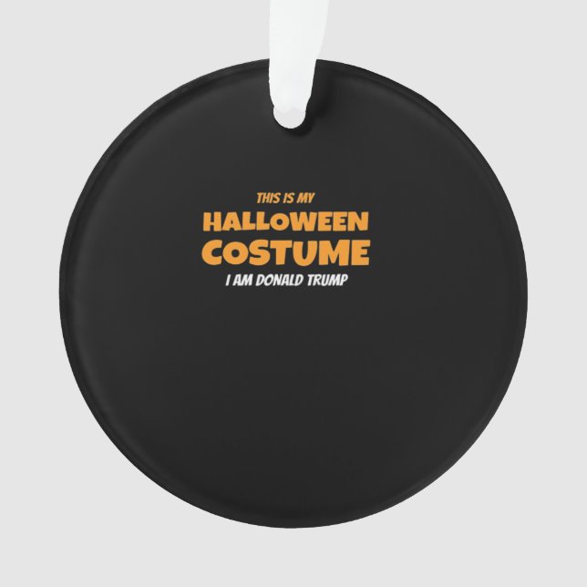 Halloween Donald  Costume Trumpkin Ideas Classic Ornament (Front)