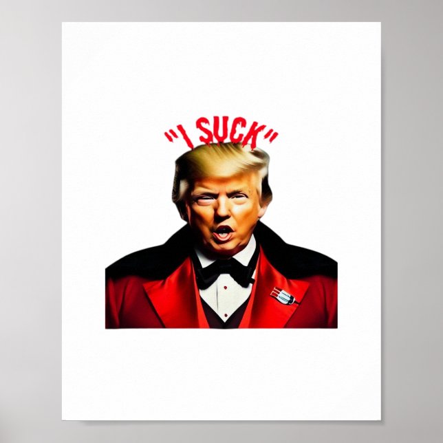 Halloween Donald  Funny Anti- Political Poster (Front)