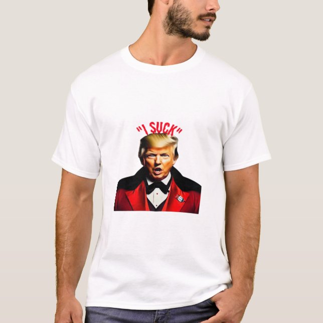 Halloween Donald  Funny Anti- Political T-Shirt (Front)