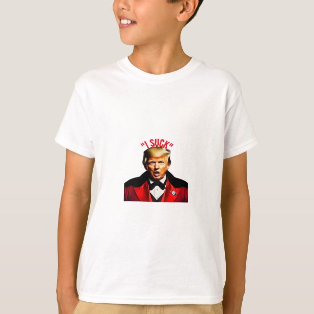 Halloween Donald  Funny Anti- Political T-Shirt (Front)