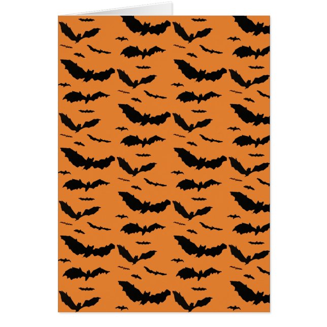 HALLOWEEN DON'T GO BATTY joke card (Front)
