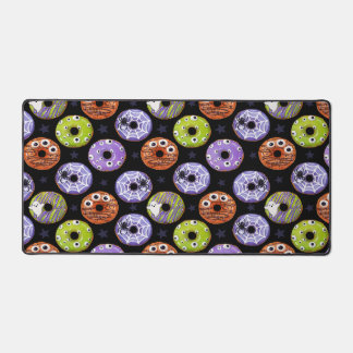 Halloween Donuts Pattern. Scary Doughnut Pattern. Desk Mat