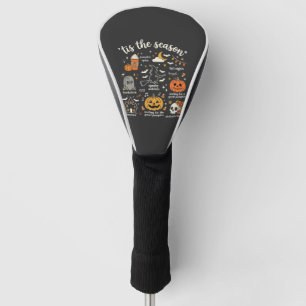 Halloween Doodles Tis the Season Witch Design Golf Head Cover