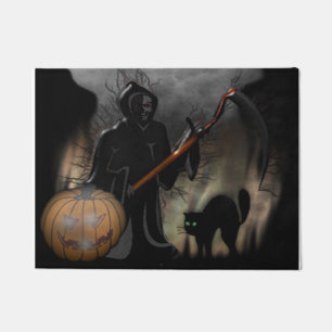 Halloween Door/Welcome Mat/Grim Reeper Doormat