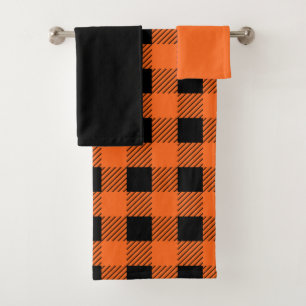 Halloween Dots Bath Towel Set