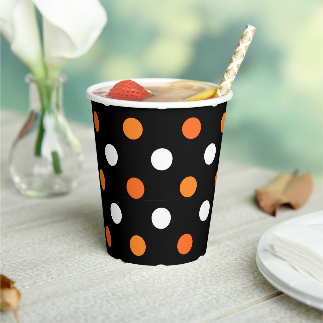 Halloween Dots Paper Cups (Insitu)