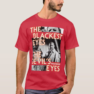 Halloween Dr Loomishe Devils Eyes Collage Horror M T-Shirt