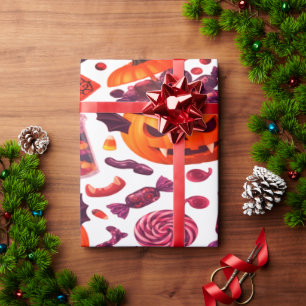 Halloween Dracula Candy Wrapping Paper
