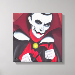 Halloween Dracula Canvas Print