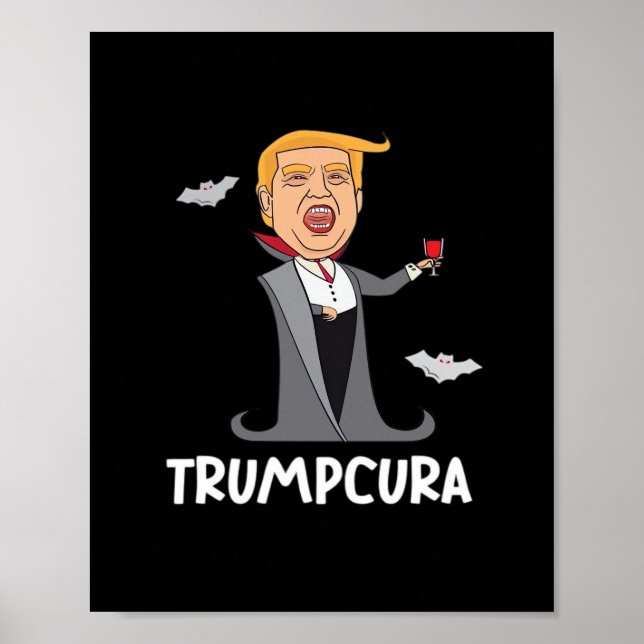 Halloween Dracula  Funny Classic Poster (Front)