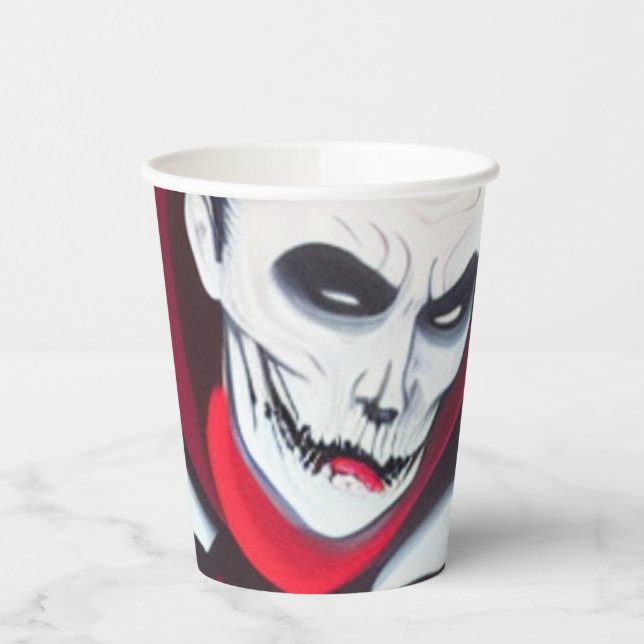 Halloween Dracula Paper Cups (Left)