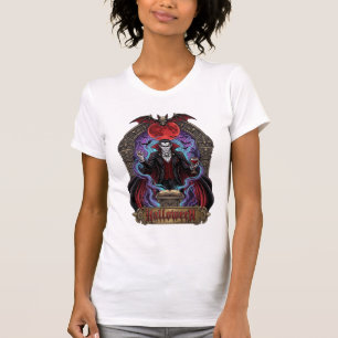 Halloween Dracula Red Moon Bats Skull_1 T-Shirt