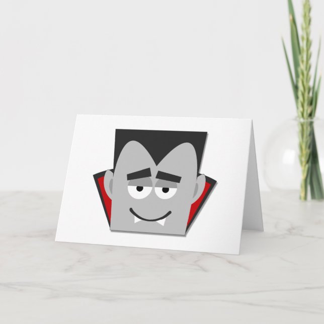 Halloween Dracula T-shirts and Gifts Card (Front)