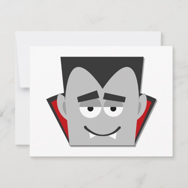 Halloween Dracula T-shirts and Gifts Card (Front)