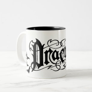 Halloween Dracula Two-Tone Coffee Mug