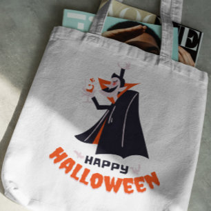 Halloween Dracula Vampire Tote Bag