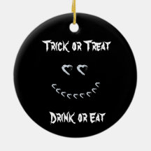 Halloween Drink or Eat Ornament