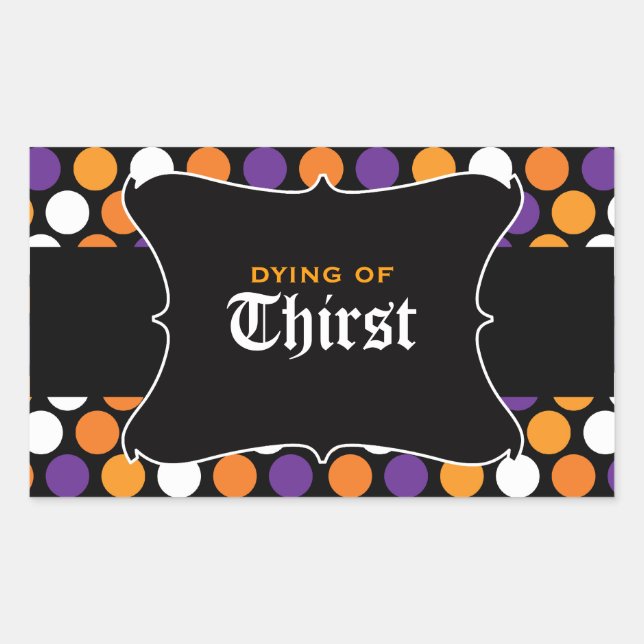 Halloween Drink/Treat Labels (Front)