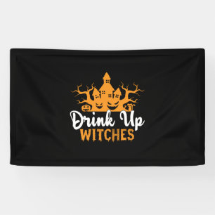 Halloween Drink Up Witches Birthday Banner