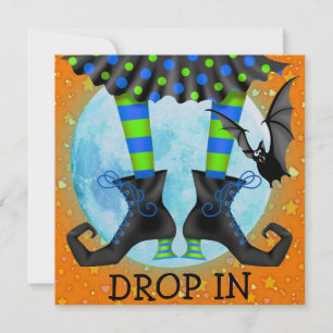 Halloween Drop In Invitation