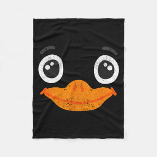 Halloween Duck Face Costume Animals Cute Easy Duck Fleece Blanket