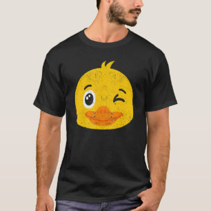 Halloween Duck Face Costume Animals Cute Easy Duck T-Shirt