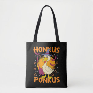 Halloween Duck Funny Halloween Pumpkin Duck Tote Bag