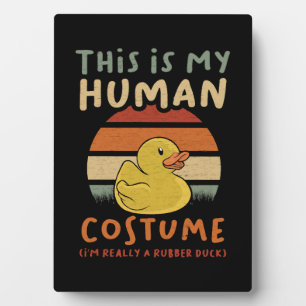 Halloween Duck Plaque