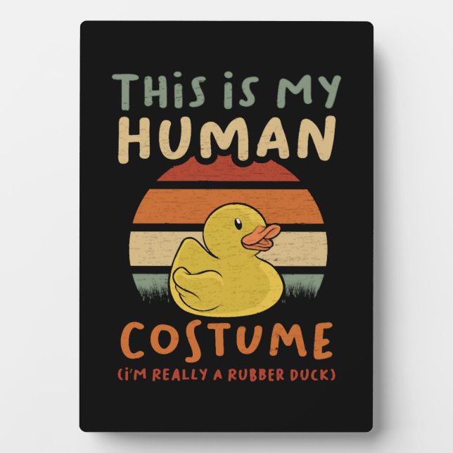 Halloween Duck Plaque (Front)