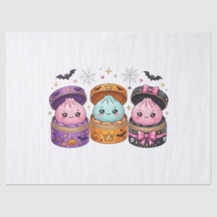 Halloween Dumpling Squishies in Sparkly Mystery Tissue Paper