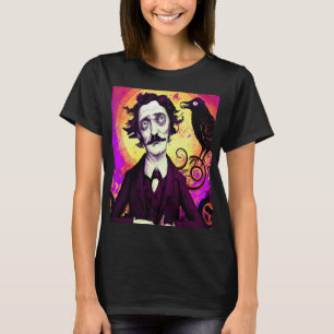 Halloween, Edgar Allen Poe, Raven, Nevermore  T-Sh T-Shirt