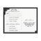 Halloween Elegant Gothic Black MENU Matching RSVP