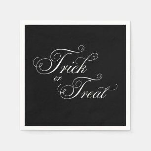 Halloween Elegant TRICK OR TREAT Party Napkins