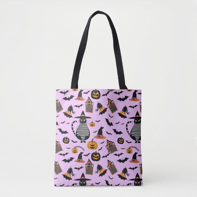 Halloween elements Tote (Front)