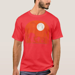 Halloween Elephant Pig Pumpkin Sunet Farmer Kids B T-Shirt