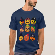 Halloween Emoji Collection Funny Halloween Shirt