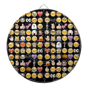 halloween emoji dartboard