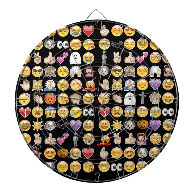 halloween emoji dartboard (Front)