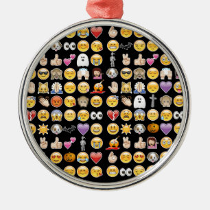 halloween emoji metal tree decoration