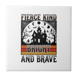 Halloween Empowerment Shirt Brave Vintage Witchy D Tile